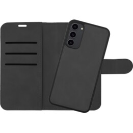 Just in Case Capa PrimeWallet SnapOn destacável em pele sintética para Samsung Galaxy A34, preto