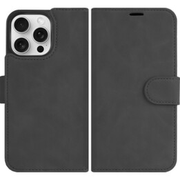 Just in Case PrimeWallet SnapOn Wallet Case für iPhone 15 Pro (MagSafe-kompatibel), Schwarz