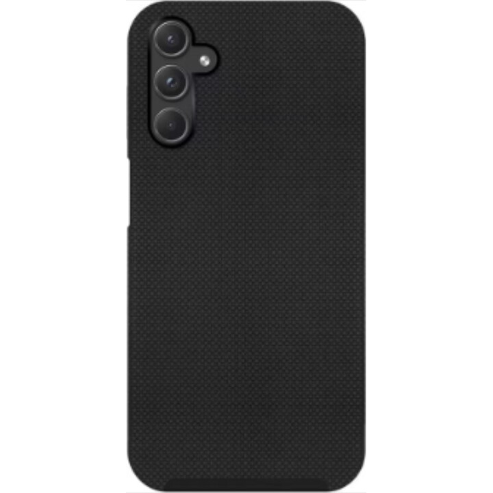 Funda trasera Just in Case para Samsung Galaxy A55 - Negra - Plástico