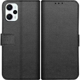 Funda clásica para cartera Just in Case - Xiaomi Poco F5, Negro