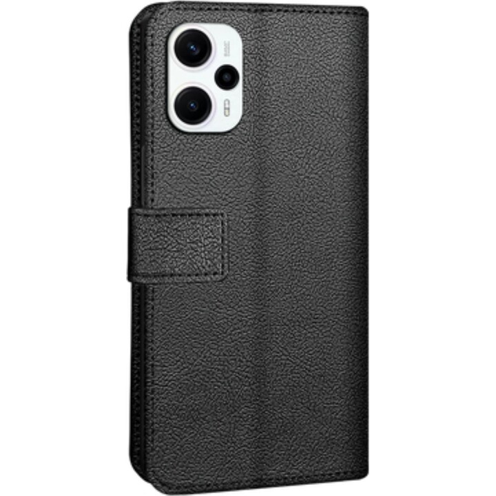 Custodia a portafoglio classica Just in Case - Xiaomi Poco F5, nero