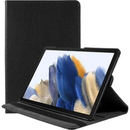 Just in Case Funda giratoria tipo libro para Samsung Galaxy Tab A8, color negro