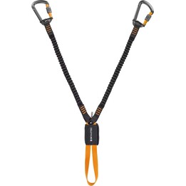 SKYLOTEC Averau safety lanyard for via ferrata - black/orange