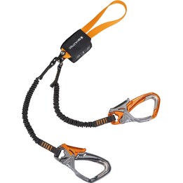SKYLOTEC Vael safety lanyard for via ferrata - black/orange