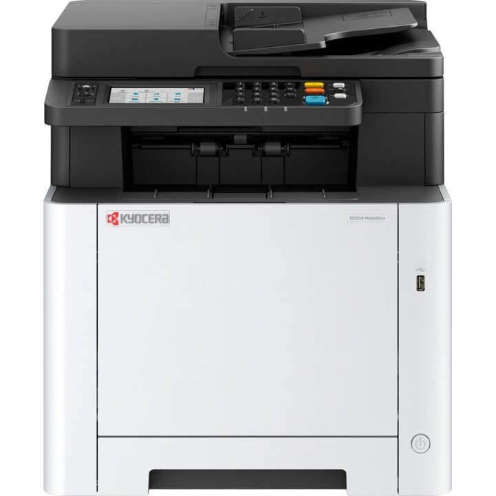 Kyocera ECOSYS MA2600cfx Impresora multifunción - Láser color, 4 en 1, Impresión Copia Escaneado Fax, 26 ppm, A4, Ethernet