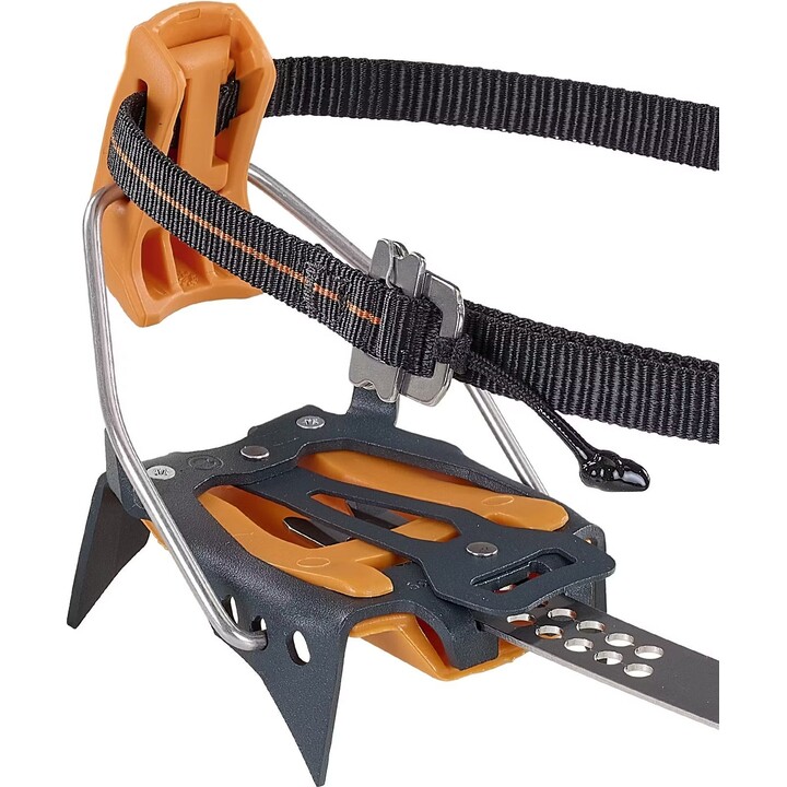 Grampões semiautomáticos SKYLOTEC Rupal - Cinza/Laranja