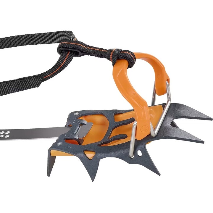 Grampões semiautomáticos SKYLOTEC Rupal - Cinza/Laranja