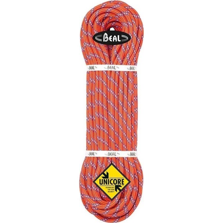 Cuerda de escalada Beal Diablo de 9,8 mm y 60 m Unicore - Roja