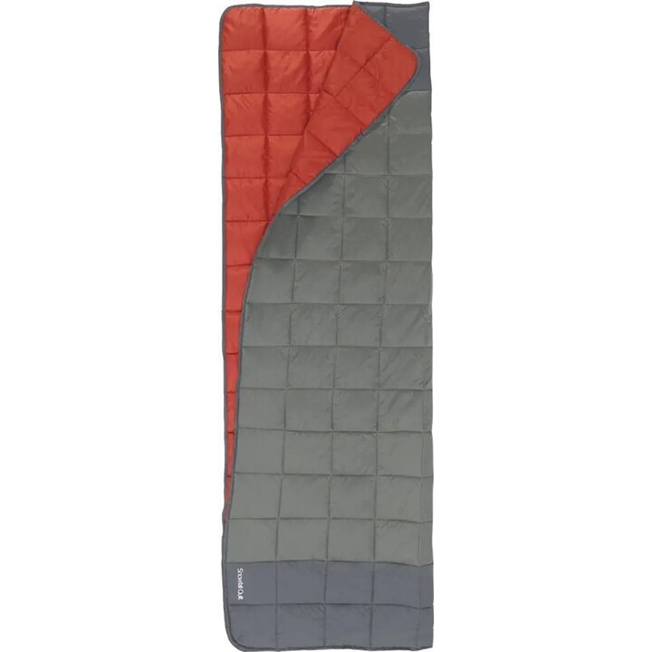 Robens Snowfall Quilt Decke - grey/red
