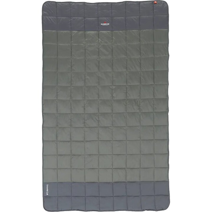 Robens Snowfall Quilt Decke - grey/red