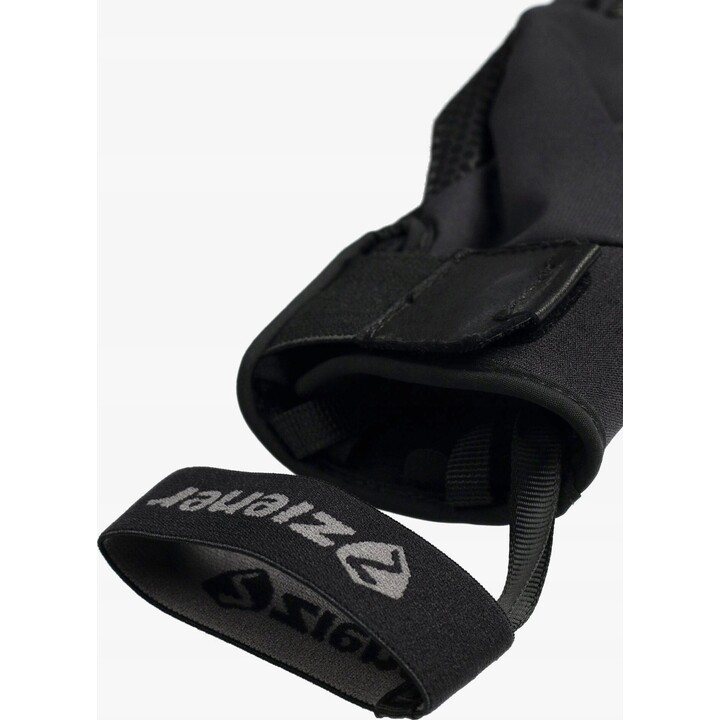 Ziener Gaspar AS PR black gloves, size XS