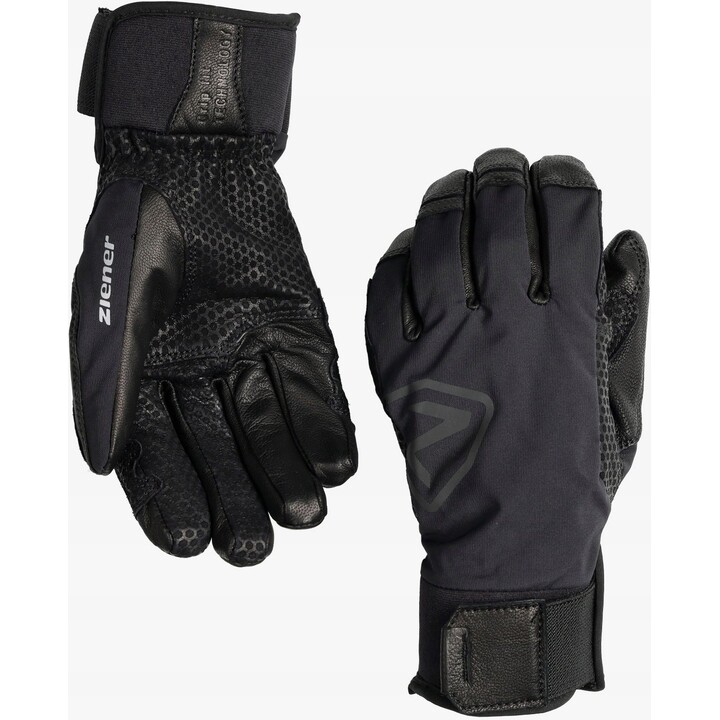 Ziener Gaspar AS PR black gloves, size XS