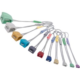 Set di dadi da arrampicata DMM Wallnut 3-8