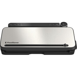 Seladora a vácuo FoodSaver VS3190X, preta, aço inoxidável
