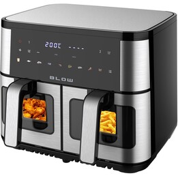 BLOW 44-601# freidora de aire 2500W 9L de doble cámara negra