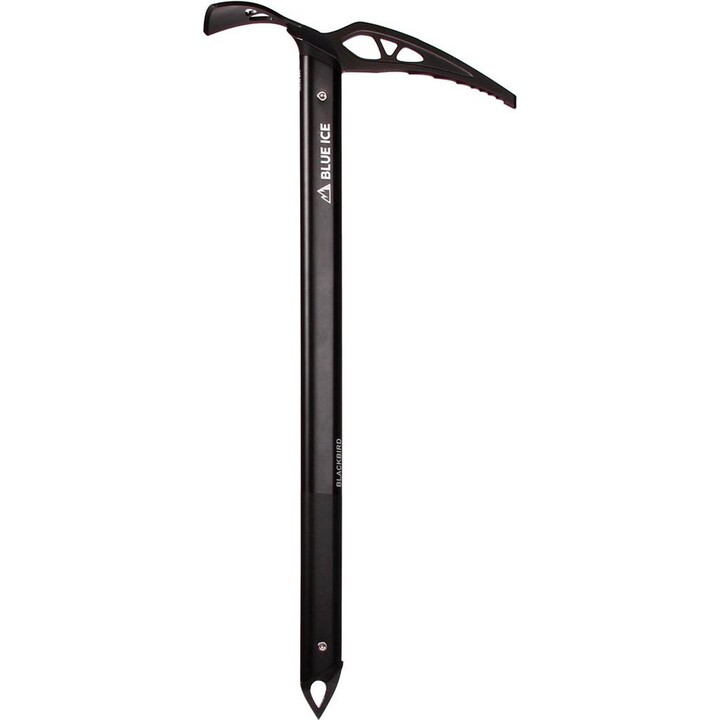 Blue Ice Blackbird Eispickel – schwarz, Größe: 49 cm