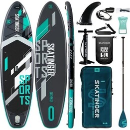 Skateninger SUP Board Grigio Sport 350x89x15 Yoga