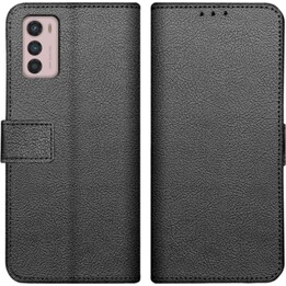 Funda tipo cartera Just in Case negra - Funda para Motorola Moto G42