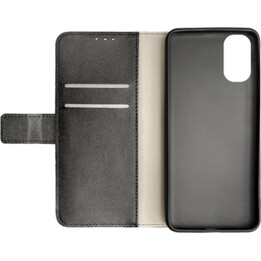 Funda tipo cartera clásica Just in Case - Motorola Moto G22