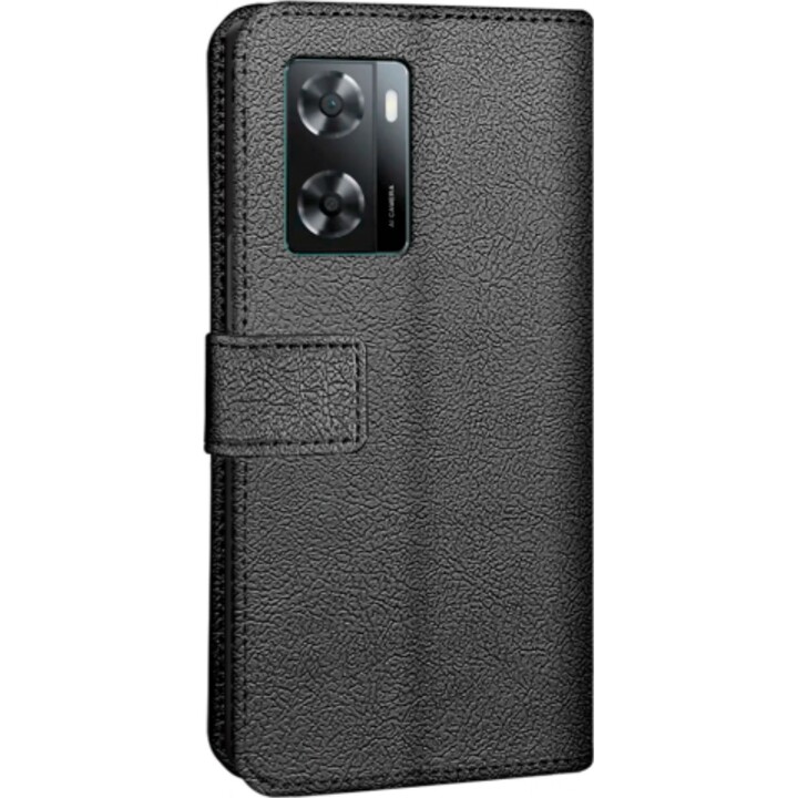 Etui portefeuille noir Just in Case - Etui pour Oppo A57