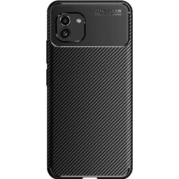 Just in Case Custodia robusta in TPU nero per Samsung Galaxy A03