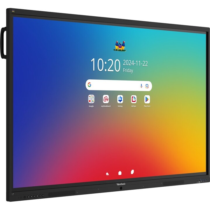 ViewBoard 41 serie touchscreen 86INCH UHD, Android 16 EDLA, IR 450 nits, 2x20W + sub 15W + 8 array mic, 3 x USB-C 8/128GB, 8-cor