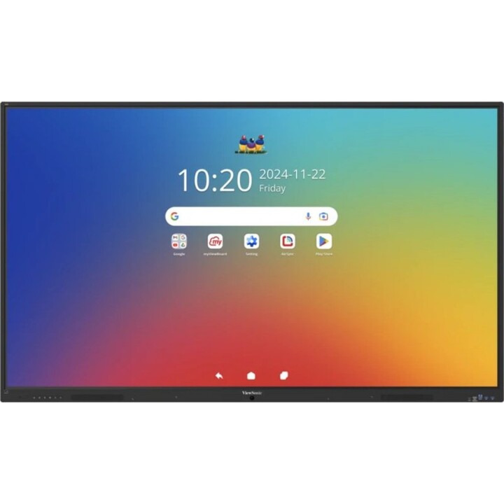 ViewBoard 35 serie touchscreen 75INCH UHD, Android 16 EDLA, IR 450 nits, 2x20W, 2x USB-C 8/128GB, 8-core CPU