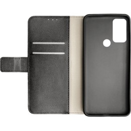 Just in Case Classic Wallet Case - Motorola Moto G60s - Custodia a libro in ecopelle - Nero