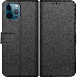 Just in Case Black Leather Case for Apple iPhone 13 Pro
