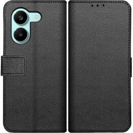 Just in Case Classic Wallet Case - Xiaomi Poco X8 Pro - Faux Leather Book Case - Black