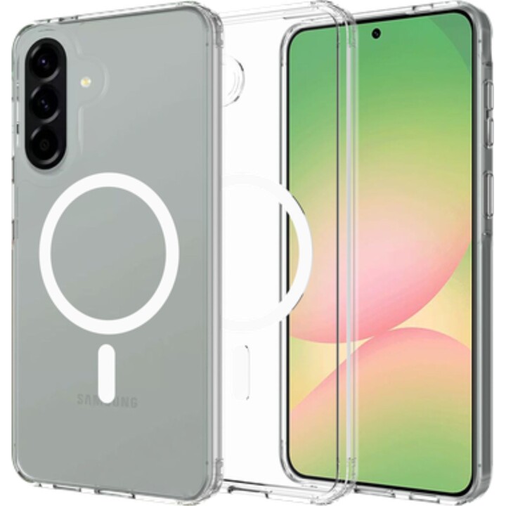 Just in Case ArmorElite Case pour Samsung Galaxy A57 Compatible avec MagSafe, Transparent