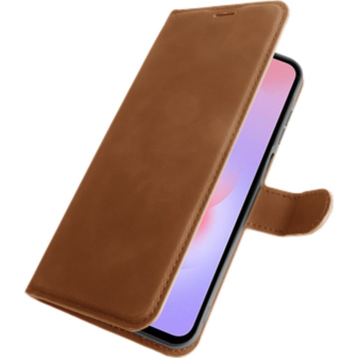 Funda tipo cartera Just in Case PrimeWallet para Samsung Galaxy A37, Marrón