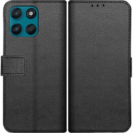 Funda tipo cartera clásica Just in Case - Motorola Moto G57 / G57 Power / G67 Power- Negra