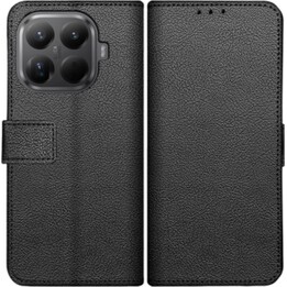 Just in Case Klassische Brieftasche Fall - Xiaomi 15T Pro - Kunstleder-Buch-Stil Fall - schwarz