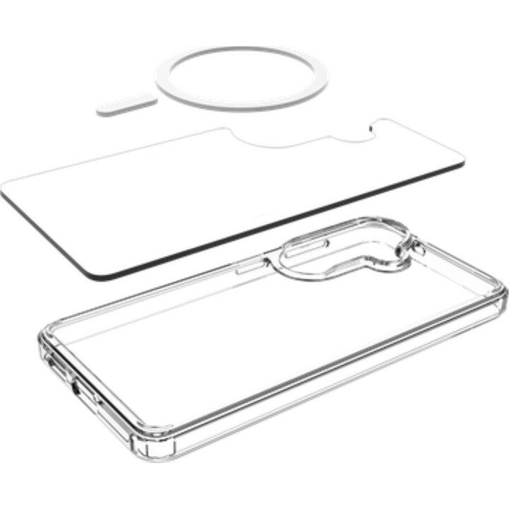 Just in Case ArmorElite Case pour Samsung Galaxy S26 Compatible avec MagSafe Transparent