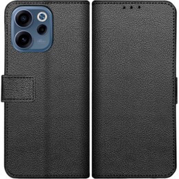 Just in Case Custodia a portafoglio classica - Oppo Reno15 F - Custodia a libro in ecopelle - Nero