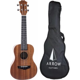 Ukulele da concerto Arrow MH10 Sapeli con custodia