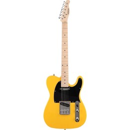 Arrow Telico TL 11 electric guitar, peanut butter maple/black color