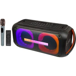Caixa de som Bluetooth DJBOX + controle remoto + microfone
