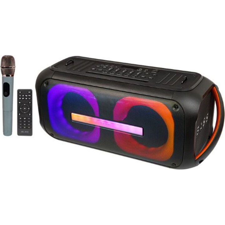 Altavoz Bluetooth DJBOX + mando a distancia + micrófono