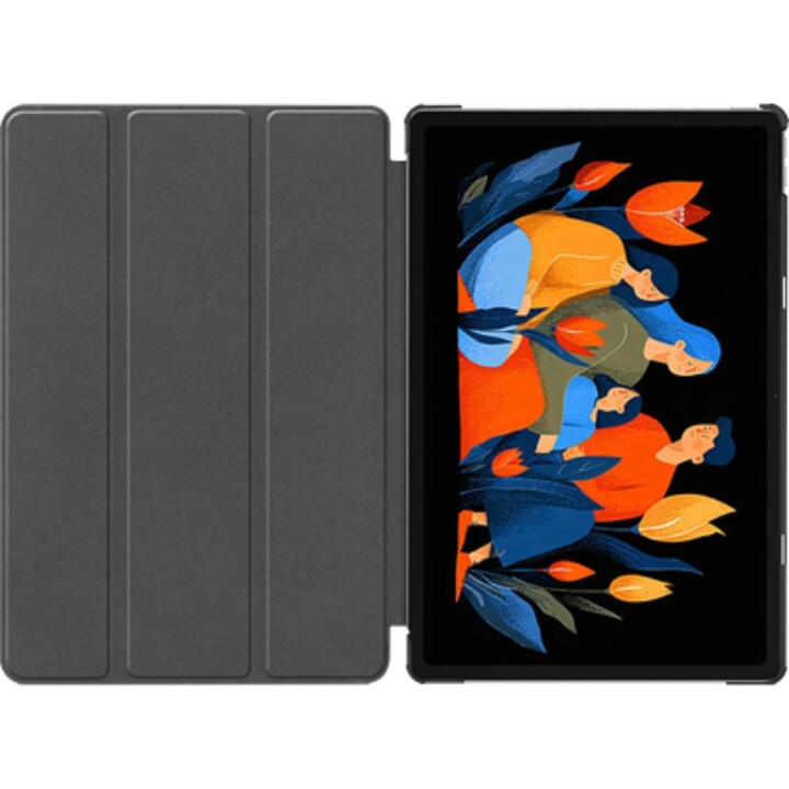 JUST IN CASE TLE2839TF1 Black Tri-Fold Smart Book Case for Lenovo Idea Tab Plus