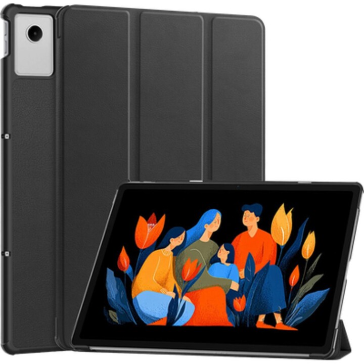 JUST IN CASE TLE2839TF1 Funda tríptico inteligente negra para Lenovo Idea Tab Plus