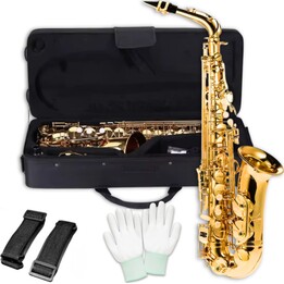 Suprimo Alto Saxo Altsaxophon goldfarben