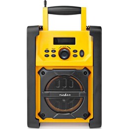 Nedis RDFM3100YW Radio Arbeitsort Digital Schwarz, Gelb