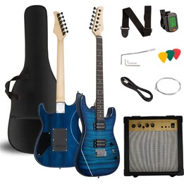 Guitarra elétrica Stratocaster V-TONE EGW 39 BL 4/4