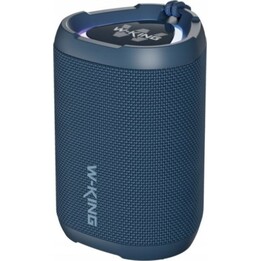 Enceinte Bluetooth sans fil W-KING D110 bleue