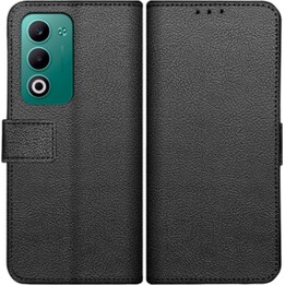 Just in Case Classic Wallet Case - Oppo A5 (5G) - Faux Leather Book Case - Black