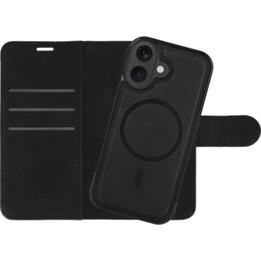 Just in Case Capa PrimeWallet SnapOn Wallet para iPhone 17, compatível com MagSafe, preto