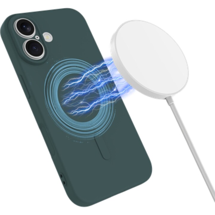 Funda Just in Case Kick Case - iPhone 17 - Cubierta trasera de TPU - (compatible con MagSafe) - Verde