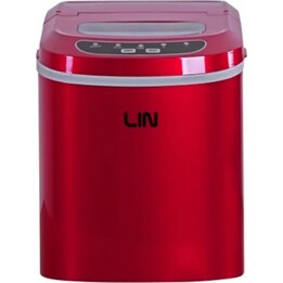 Máquina de hacer cubitos de hielo portátil LIN ICE PRO-R12 rojo